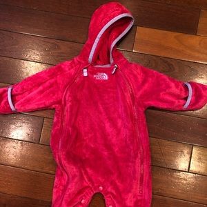 The North Face fleece onesie